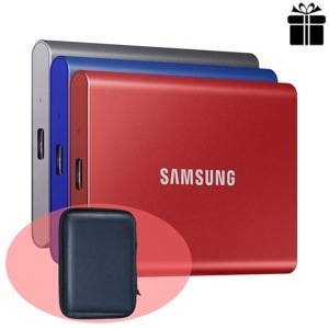 Ổ cứng di động Samsung Portable SSD T7 Touch 1TB MU-PC1T0
