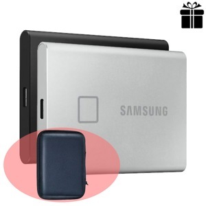 Ổ cứng di động Samsung Portable SSD T7 Touch 1TB MU-PC1T0