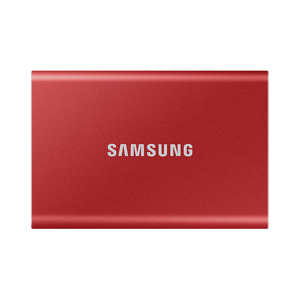 Ổ Cứng Di Động SAMSUNG T7 1TB SSD USB 3.2 Gen 2 Metallic Red (MU-PC1T0R/WW)