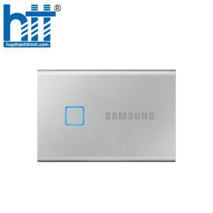 Ổ Cứng Di Động SAMSUNG T7 Touch 500GB SSD USB 3.2 Gen 2 Silver (MU-PC500S/WW)