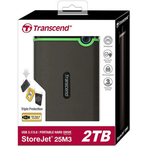 Ổ cứng cắm ngoài Transcend StoreJet M3 - 2TB, 2.5 inch