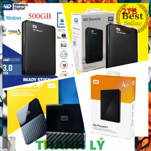 Ổ Cứng Di Động External HDD WD 1TB My Passport Metal 2.5 WDBTYH0010BCG (Vàng)