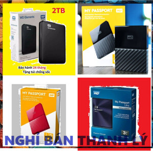 Ổ Cứng Di Động External HDD WD 1TB My Passport Metal 2.5 WDBTYH0010BCG (Vàng)