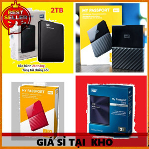 Ổ Cứng Di Động External HDD WD 1TB My Passport Metal 2.5 WDBTYH0010BCG (Vàng)