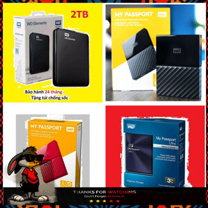 Ổ Cứng Di Động External HDD WD 1TB My Passport Metal 2.5 WDBTYH0010BCG (Vàng)