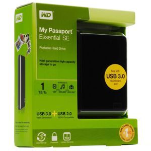 Ổ cứng cắm ngoài Western Digital WD My Passport Essential - 1TB, USB 3.0, 2.5 inch