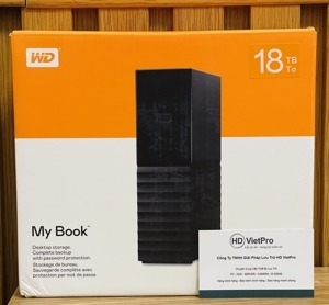 Ổ cứng gắn ngoài 18TB WD MY BOOK 3.5 inch - WDBBGB0180HBK-SESN