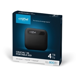 Ổ cứng gắn ngoài Crucial X6 4TB Portable SSD CT4000X6SSD9