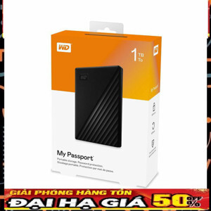 Ổ cứng gắn ngoài HDD 1TB WD My Passport WDBYVG0010BBL-WESN