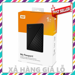 Ổ cứng gắn ngoài HDD 1TB WD My Passport WDBYVG0010BBL-WESN