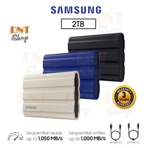 Ổ cứng gắn ngoài Samsung SSD T7 2TB Shield