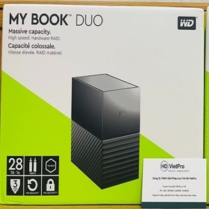 Ổ cứng gắn ngoài WD MY BOOK DUO 28TB 3.5 inch - WDBFBE0280JBK-SESN (Đen)