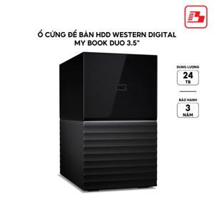 Ổ cứng gắn ngoài WD MY BOOK DUO 24TB 3.5 inch WDBFBE0240JBK-SESN (Đen)