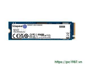 Ổ cứng gắn trong SSD Kingston NV2 500GB PCIe Gen4x4 NVMe M.2 (SNV2S/500G)