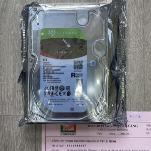 Ổ Cứng HDD 3.5" Seagate IronWolf 8TB NAS SATA 7200RPM 256MB Cache (ST8000VN004)