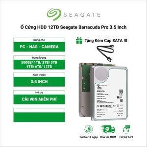 Ổ cứng HDD Seagate Barracuda Pro ST12000DM0007 12TB