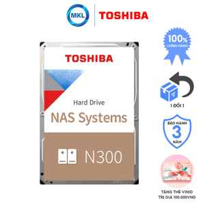 Ổ cứng HDD Toshiba N300 6TB HDWG160UZSVA