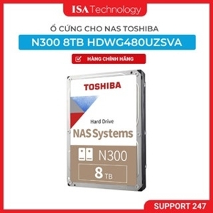 Ổ cứng HDD Toshiba N300 8TB HDWG180UZSVA