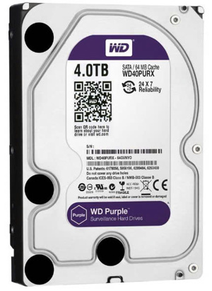 Ổ cứng HDD WD 4TB WD40PURZ