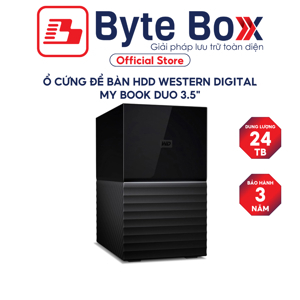 Ổ cứng HDD WD My Book Duo 20TB WDBFBE0200JBK-SESN