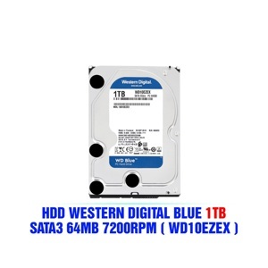 Ổ cứng HDD Western 1TB/ 7200rpm/ Cache 64MB/ Sata 3