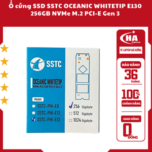 Ổ cứng SSD 256GB SSTC Oceanic Whitetip NVMe M2 PCI-e Gen 3 (SSTC-PHI-E13256)