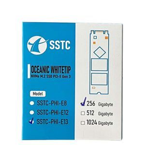 Ổ cứng SSD 256GB SSTC Oceanic Whitetip NVMe M2 PCI-e Gen 3 (SSTC-PHI-E13256)