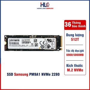 Ổ cứng SSD 512G Samsung PM9A1 M.2 PCIe 4.0 x 4 MZ-VL25120