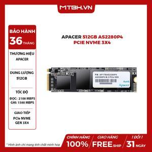 Ổ Cứng SSD Apacer AS2280P4 512GB M.2 PCIe Gen 3×4 AP512GAS2280P4-1