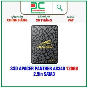 Ổ Cứng SSD Apacer AS340 120GB 2.5inch SATA III AP120GAS340G-1