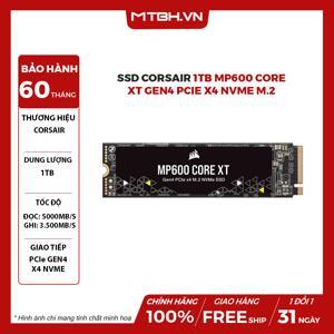 Ổ Cứng SSD Corsair MP600 CORE 1TB M.2 NVMe PCIe Gen.4 x4