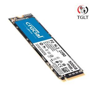 Ổ cứng SSD Crucial P2 500GB NVMe 3D-NAND M.2 PCIe Gen3 x4 CT500P2SSD8