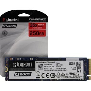 Ổ cứng SSD Kingston A2000M8 500GB M.2 2280 PCIe NVMe Gen 3×4 (Đọc 2200MB/s – Ghi 1500MB/s) – (SA2000M8/500G)