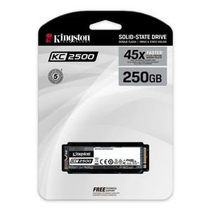 Ổ cứng SSD Kingston KC2500 250GB M.2 2280 NVMe PCIe (SKC2500M8/250G)