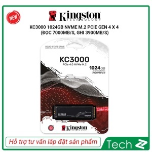 Ổ cứng SSD Kingston KC3000 2TB NVMe PCIe Gen 4.0