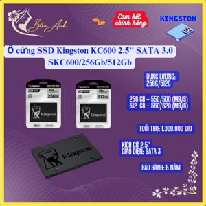 Ổ cứng SSD Kingston KC600 512GB