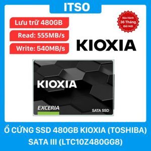 Ổ cứng SSD Kioxia Sata 3 2.5″ 480GB LTC10Z480GG8