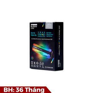 Ổ cứng SSD Klevv CRAS C700 RGB 480GB M2 NVME Gen3x4 K480GM2SP0-C7R