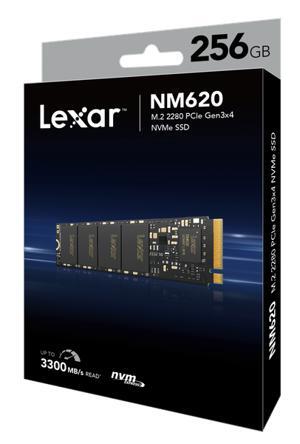 Ổ cứng SSD Lexar NM620 M.2 2280 PCIe NVMe Gen3 x4 256GB