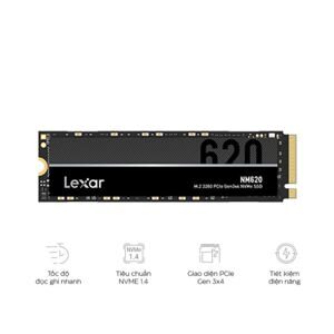 Ổ cứng SSD Lexar NM620 M.2 2280 PCIe NVMe Gen3 x4 512GB