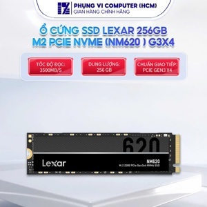 Ổ cứng SSD Lexar NM620 M.2 2280 PCIe NVMe Gen3 x4 256GB