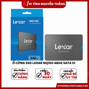 Ổ cứng SSD Lexar NS100 480GB SATA 3 2.5″ LNQ100X480G-RNNNG