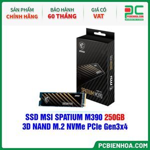 Ổ cứng SSD MSI SPATIUM M390 NVMe M.2 250GB