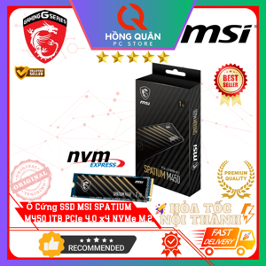 Ổ cứng SSD MSI Spatium M450 1TB M.2 PCIe NVMe Gen4