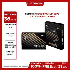 Ổ cứng SSD MSI Spatium S270 480GB