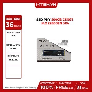 Ổ cứng SSD PNY 500GB CS1031