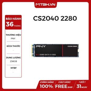 Ổ cứng SSD PNY CS2040 M.2 2280 256GB