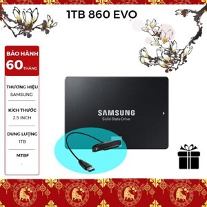 Ổ Cứng SSD Samsung 860 evo 1TB 2.5-inch sata iii MZ-76E1T0BW