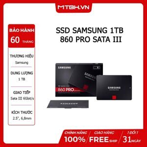 Ổ Cứng SSD Samsung 860 PRO 1TB 2.5 Inch SATA III MZ-76P1T0BW
