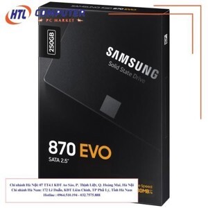 Ổ cứng SSD Samsung 870 EVO 250GB 2.5" SATA 3 (MZ-77E250BW)